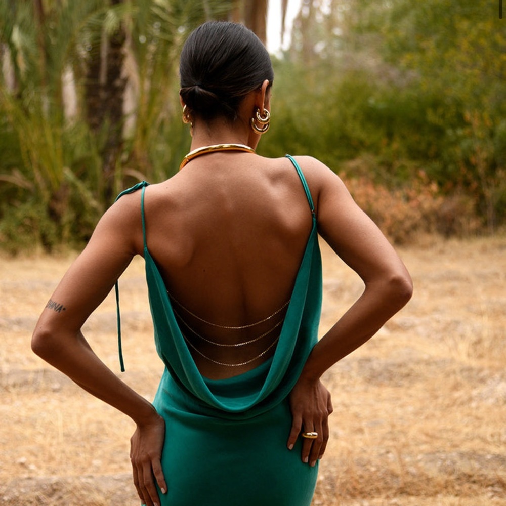 Rat & Boa Green Maxi Dress